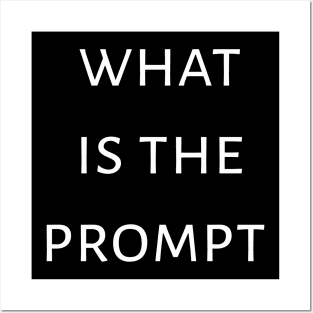 What is the prompt Posters and Art